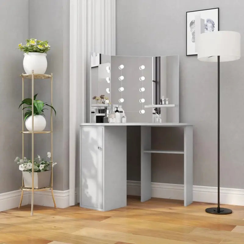 Hoekkaptafel Met Led 111X54X141,5 Cm