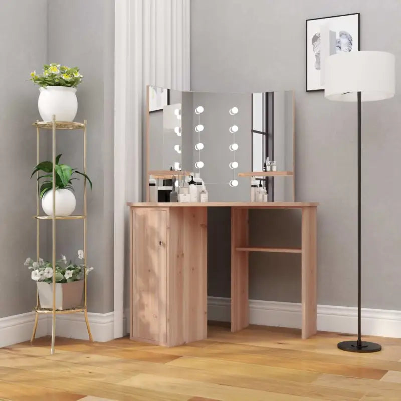 Hoekkaptafel Met Led 111X54X141,5 Cm