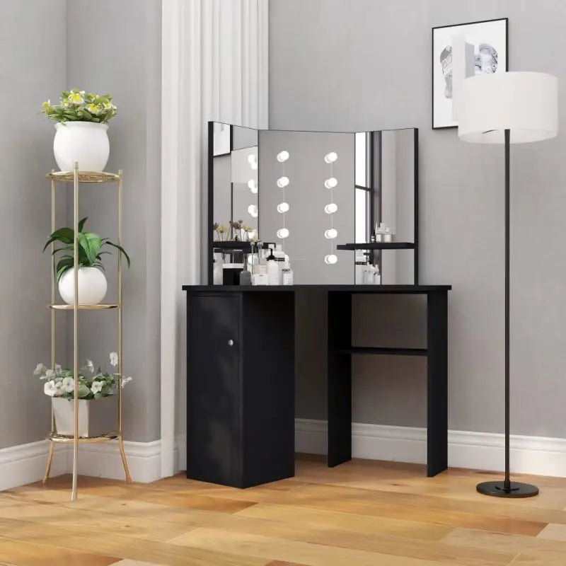 Hoekkaptafel Met Led 111X54X141,5 Cm