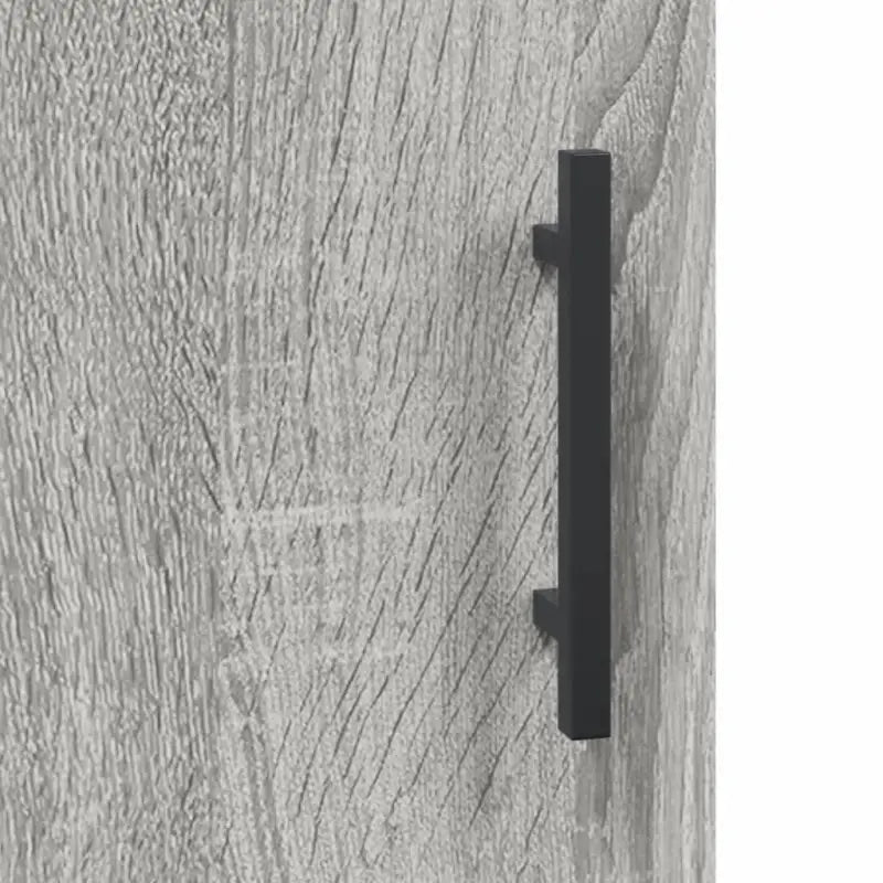 Hoge kast grijs sonoma van bewerkt hout met unieke charme - Dressoirs & buffetkasten