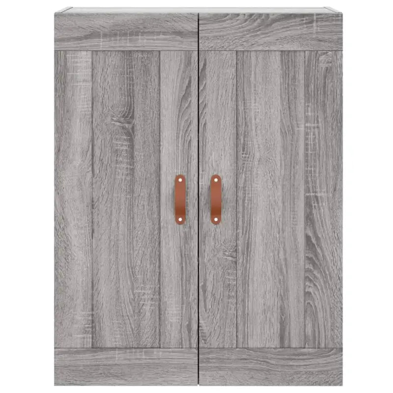 Hoge kast in grijs sonoma met ijzeren poten voor een trendy interieur - Dressoirs & buffetkasten