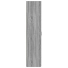 Hoge kast in grijs sonoma van bewerkt hout voor een stijlvolle interieurubouw - Dressoirs & buffetkasten