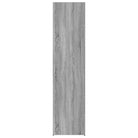 Hoge kast in grijs sonoma van bewerkt hout voor een stijlvolle interieurubouw - Dressoirs & buffetkasten