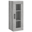 Hoge kast met ijzeren poten en bewerkt hout voor een trendy interieur - Dressoirs & buffetkasten