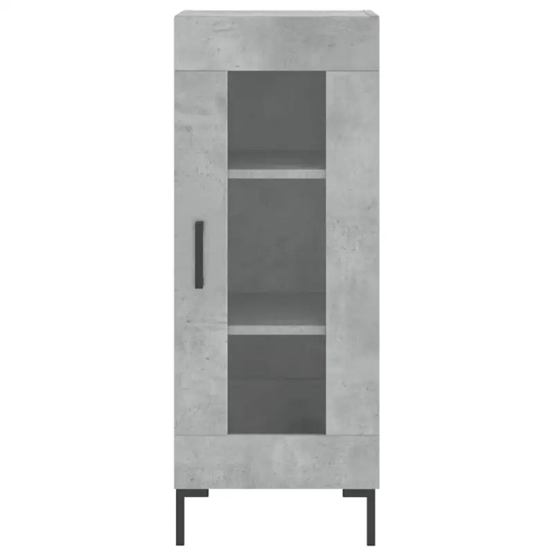 Hoge kast met ijzeren poten van bewerkt hout voor een trendy interieur - Dressoirs & buffetkasten