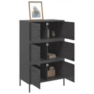 Hoge kast met industriële stijl voor woonkamer of slaapkamer - Dressoirs & buffetkasten