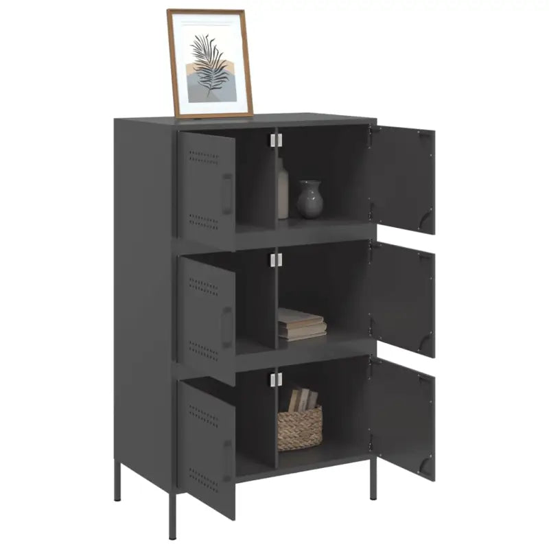 Hoge kast met industriële stijl voor woonkamer of slaapkamer - Dressoirs & buffetkasten