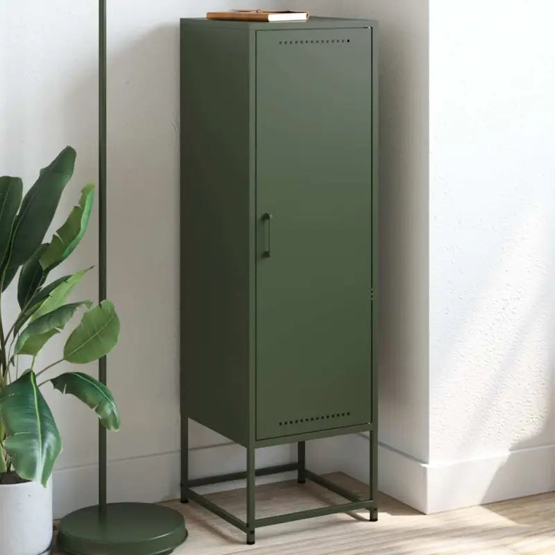 Hoge kast met industriële stijl voor woonkamer of slaapkamer - Groen / 1 - Dressoirs & buffetkasten
