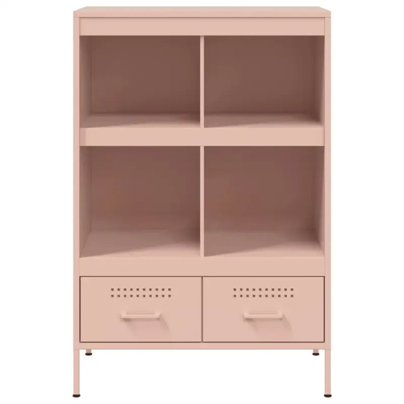 Hoge kast met koudgewalst staal en verstelbare schroefpoten - Dressoirs & buffetkasten