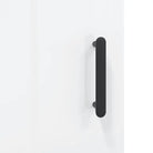 Hoge kast met metalen poten in hoogglans wit voor moderne interieurs - Dressoirs & buffetkasten