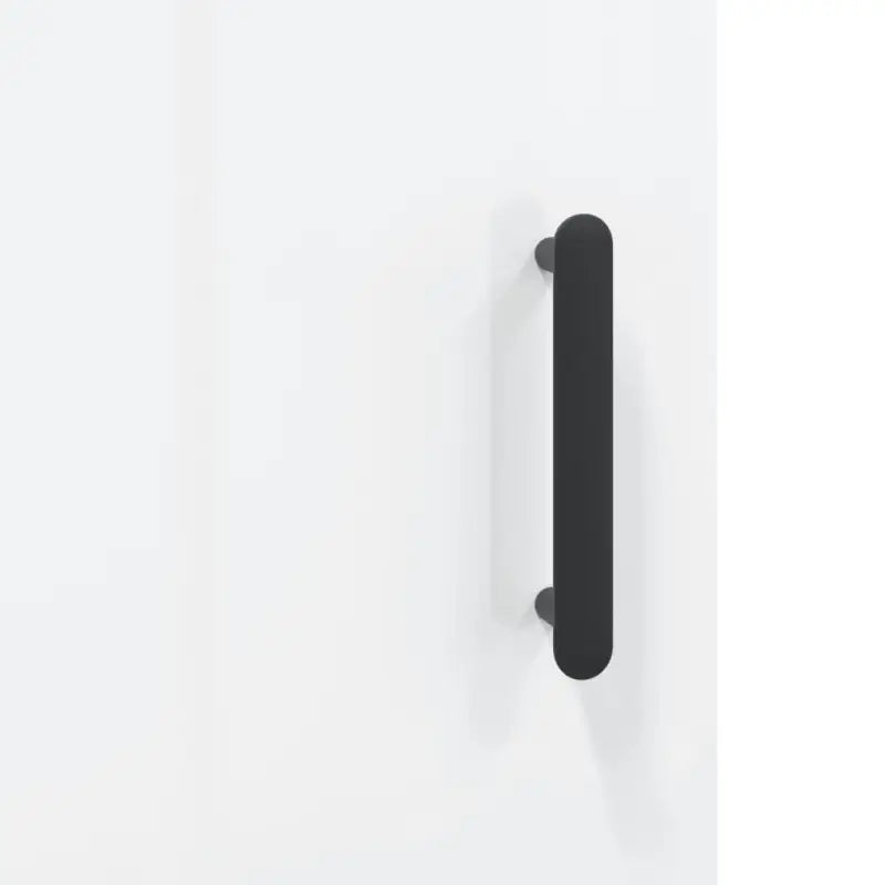 Hoge kast met metalen poten in hoogglans wit voor moderne interieurs - Dressoirs & buffetkasten