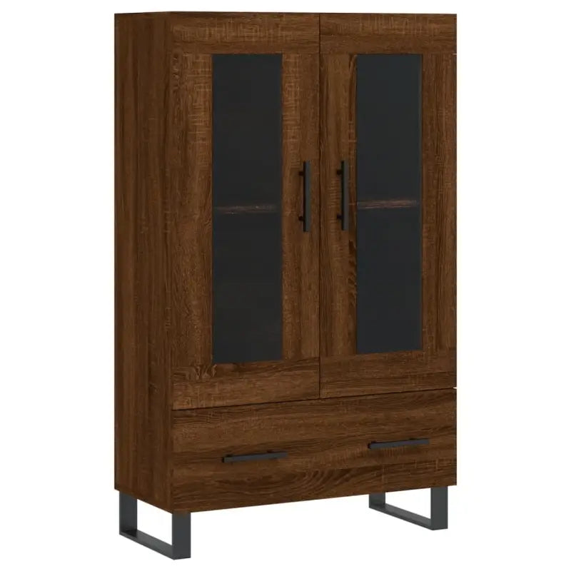 Hoge kast met metalen poten van bewerkt hout voor moderne stijl - Dressoirs & buffetkasten