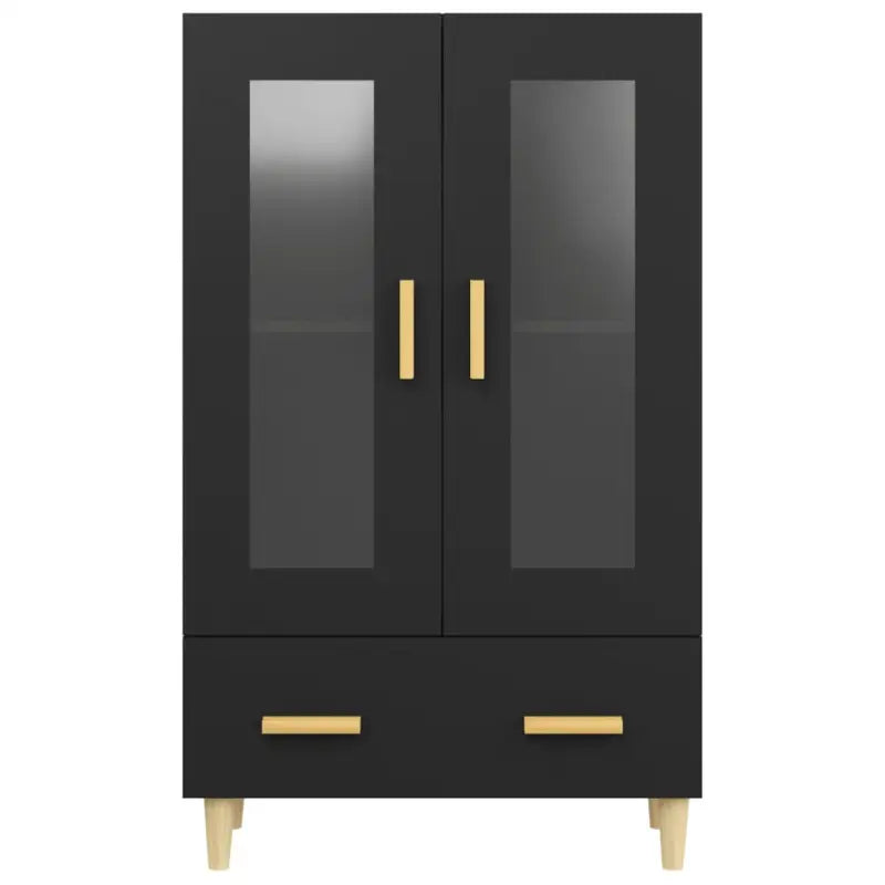 Hoge kast van bewerkt hout eenvoudig schoon en duurzaam interieuraccessoire - Dressoirs & buffetkasten
