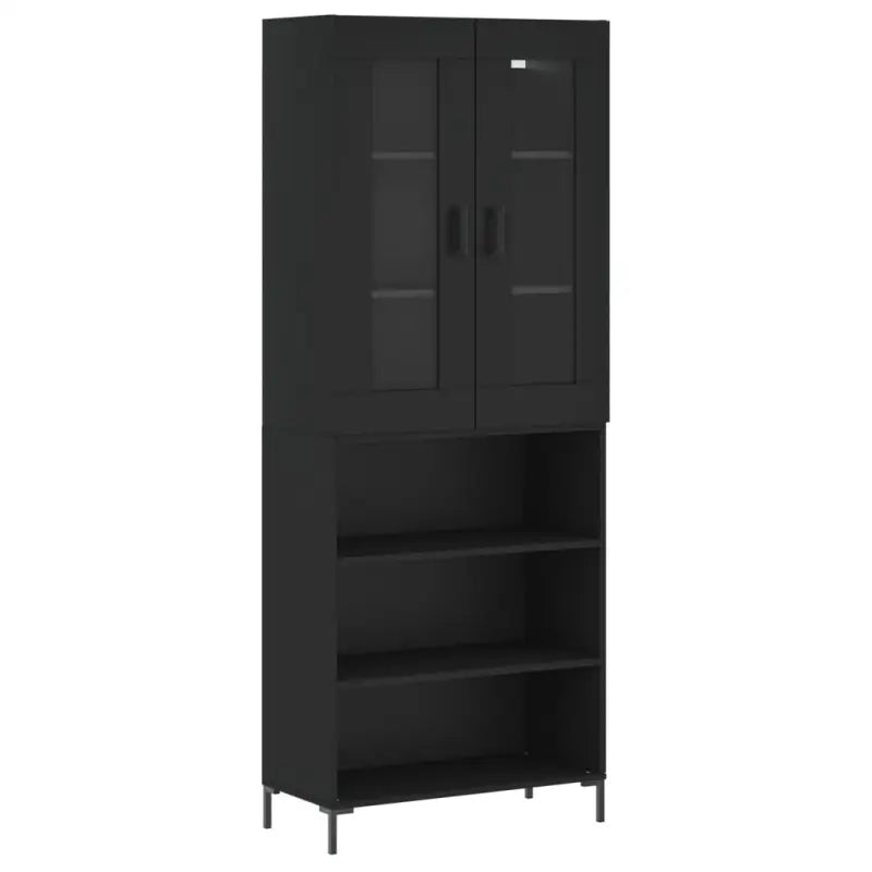 Hoge kast van bewerkt hout met charme en duurzame kwaliteit - Dressoirs & buffetkasten