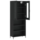 Hoge kast van bewerkt hout met charme en duurzame kwaliteit - Dressoirs & buffetkasten