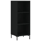 Hoge kast van bewerkt hout met duurzame charme - Dressoirs & buffetkasten