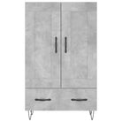 Hoge kast van bewerkt hout met duurzame charme - Dressoirs & buffetkasten