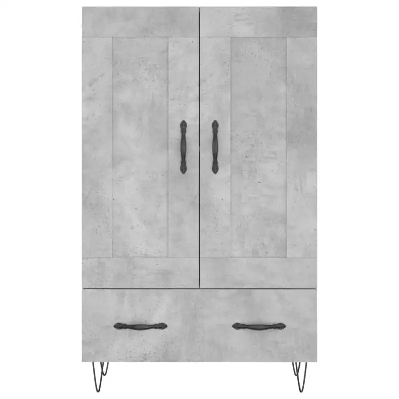 Hoge kast van bewerkt hout met duurzame charme - Dressoirs & buffetkasten