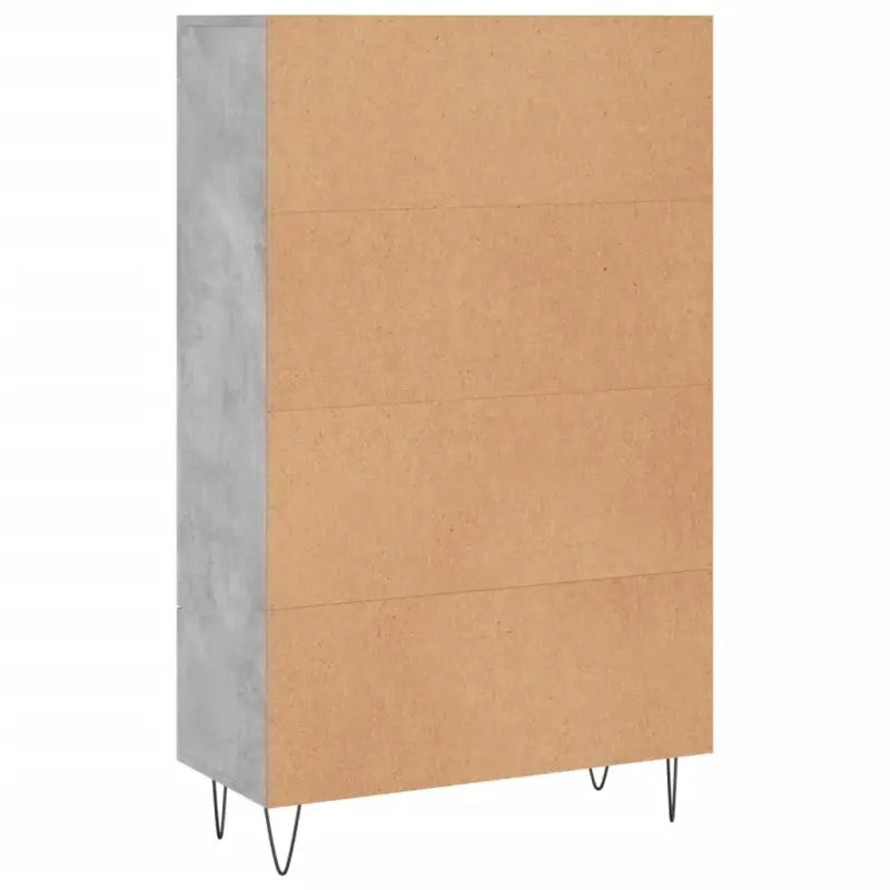 Hoge kast van bewerkt hout met duurzame charme - Dressoirs & buffetkasten