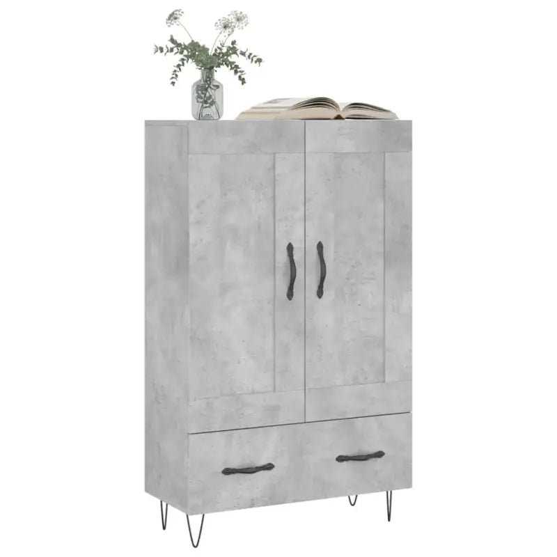 Hoge kast van bewerkt hout met duurzame charme - Dressoirs & buffetkasten