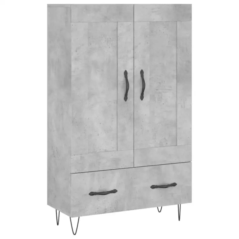 Hoge kast van bewerkt hout met duurzame charme - Dressoirs & buffetkasten