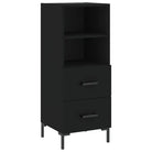 Hoge kast van bewerkt hout met duurzame charme en stijlvolle uitstraling - Dressoirs & buffetkasten