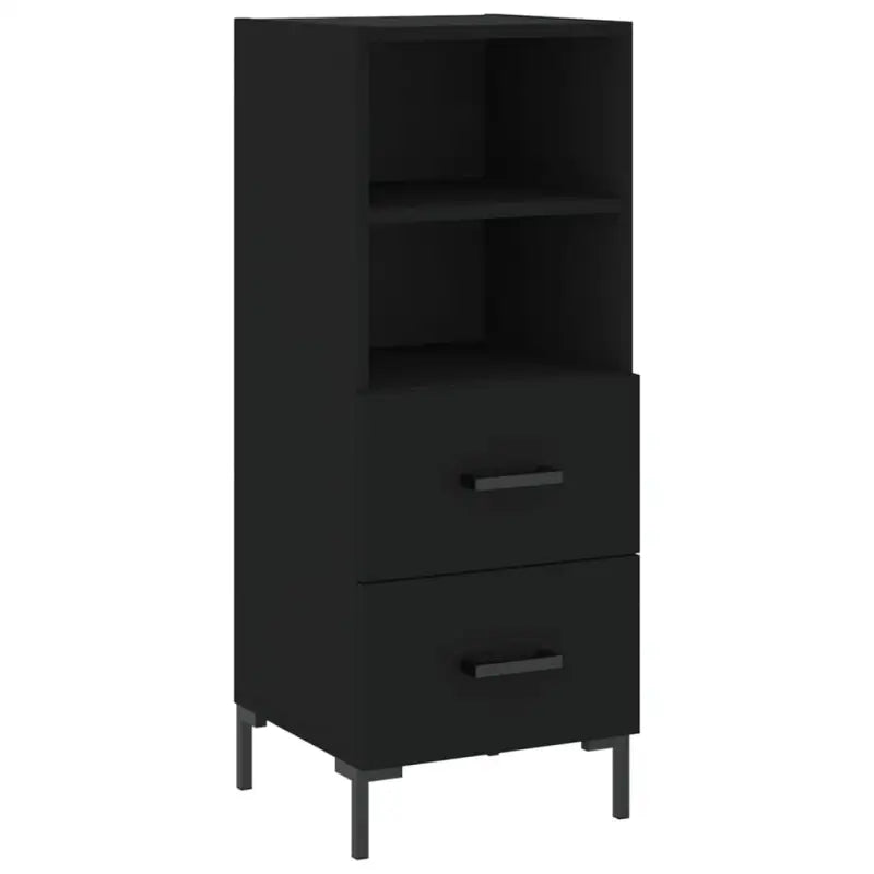 Hoge kast van bewerkt hout met duurzame charme en stijlvolle uitstraling - Dressoirs & buffetkasten