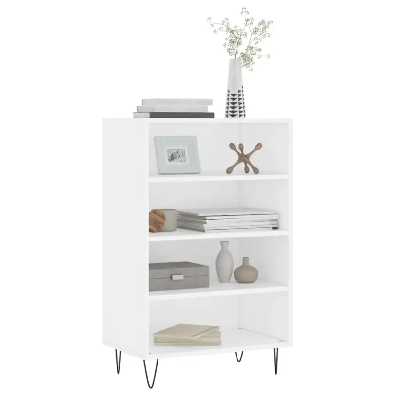 Hoge kast van bewerkt hout met duurzame en karaktervolle uitstraling - Dressoirs & buffetkasten