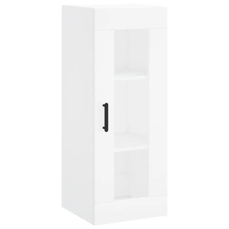 Hoge kast van bewerkt hout met duurzame en stabiele afwerking - Dressoirs & buffetkasten