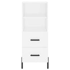 Hoge kast van bewerkt hout met duurzame en stabiele afwerking - Dressoirs & buffetkasten