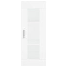 Hoge kast van bewerkt hout met duurzame en stabiele afwerking - Dressoirs & buffetkasten