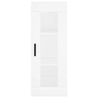 Hoge kast van bewerkt hout met duurzame en stabiele afwerking - Dressoirs & buffetkasten