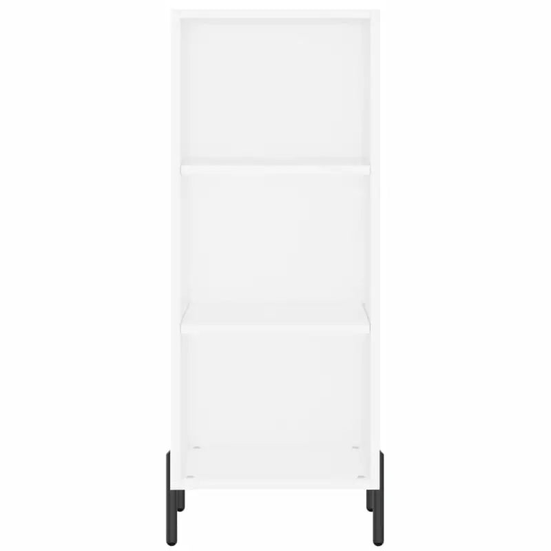 Hoge kast van bewerkt hout met duurzame en stabiele afwerking - Dressoirs & buffetkasten