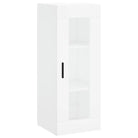 Hoge kast van bewerkt hout met duurzame en stabiele afwerking - Dressoirs & buffetkasten