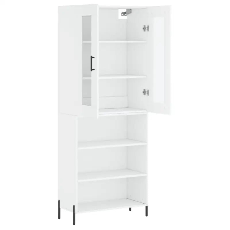 Hoge kast van bewerkt hout met duurzame en stabiele kwaliteit - Dressoirs & buffetkasten