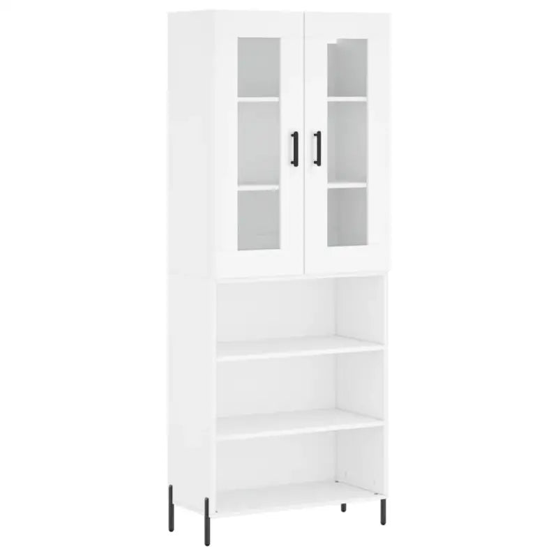 Hoge kast van bewerkt hout met duurzame en stabiele kwaliteit - Dressoirs & buffetkasten