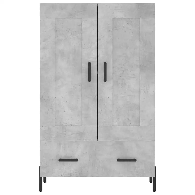 Hoge kast van bewerkt hout met duurzame en stijlvolle afwerking - Dressoirs & buffetkasten