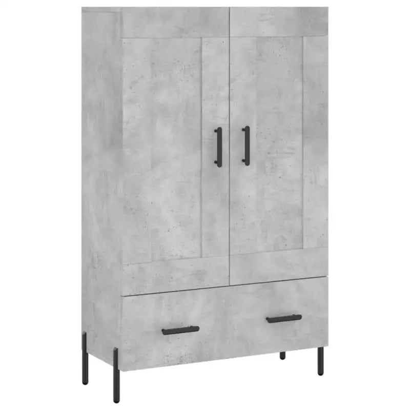 Hoge kast van bewerkt hout met duurzame en stijlvolle afwerking - Dressoirs & buffetkasten