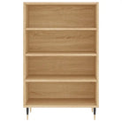 Hoge kast van bewerkt hout met duurzame en stijlvolle afwerking - Dressoirs & buffetkasten