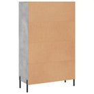 Hoge kast van bewerkt hout met duurzame en stijlvolle afwerking - Dressoirs & buffetkasten