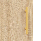 Hoge kast van bewerkt hout met duurzame en stijlvolle afwerking - Dressoirs & buffetkasten