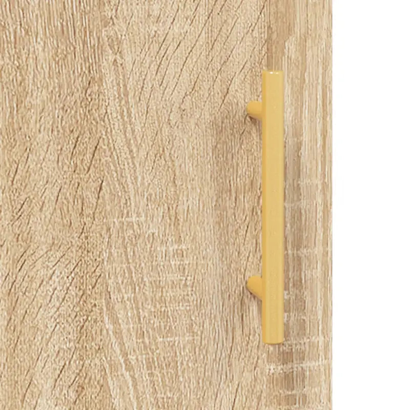 Hoge kast van bewerkt hout met duurzame en stijlvolle afwerking - Dressoirs & buffetkasten