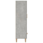 Hoge kast van bewerkt hout met elegante afwerking en duurzame kwaliteit - Dressoirs & buffetkasten