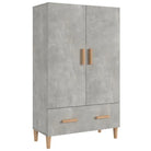Hoge kast van bewerkt hout met elegante afwerking en duurzame kwaliteit - Dressoirs & buffetkasten