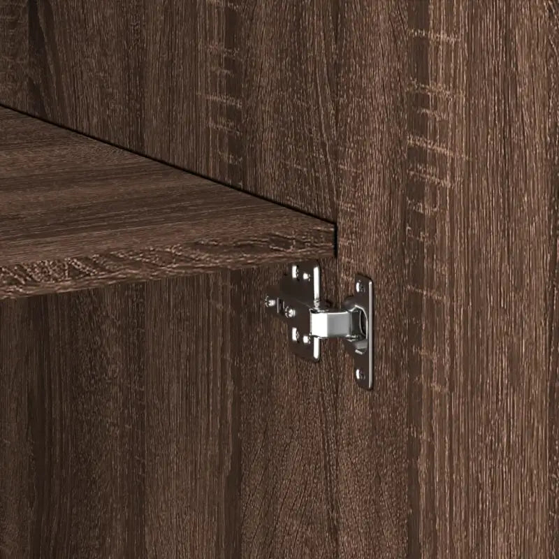 Hoge kast van bewerkt hout met elegante en duurzame uitstraling - Dressoirs & buffetkasten