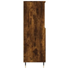 Hoge kast van bewerkt hout met industriële charme - Dressoirs & buffetkasten