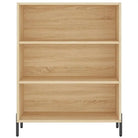 Hoge kast van bewerkt hout met metalen poten voor een moderne uitstraling - Dressoirs & buffetkasten