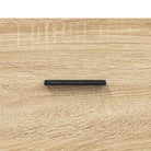 Hoge kast van bewerkt hout met metalen poten voor een moderne look - Dressoirs & buffetkasten