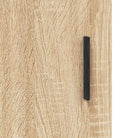 Hoge kast van bewerkt hout met metalen poten voor een moderne look - Dressoirs & buffetkasten