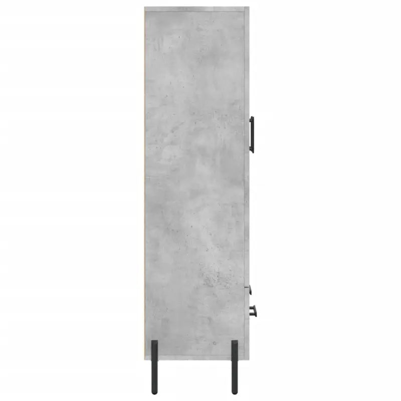 Hoge kast van bewerkt hout met metalen poten voor moderne stijl - Dressoirs & buffetkasten